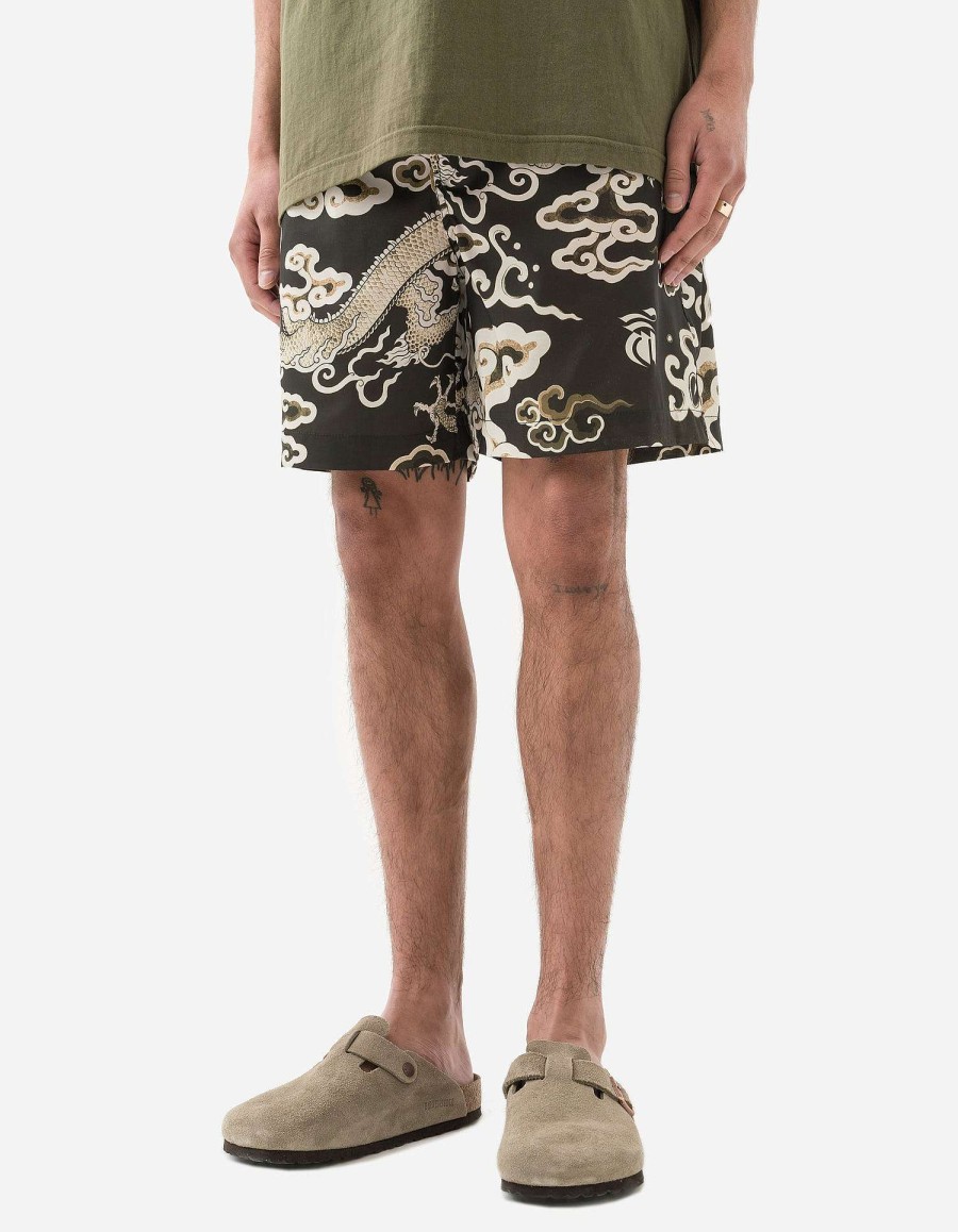 Maharishi Zwembroek | 1273 Cloud Dragon Swim Shorts Olive