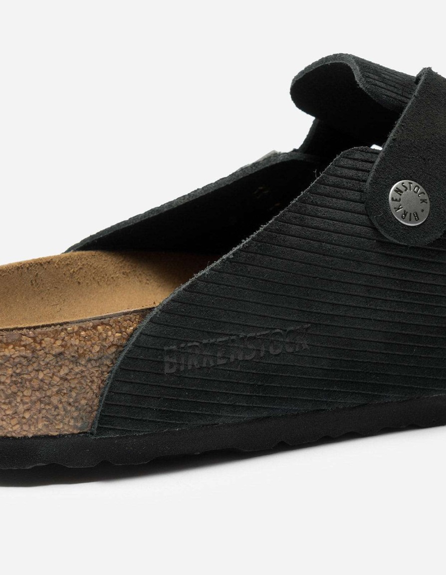 Maharishi Schoenen | Birkenstock Boston Suede Embossed Black