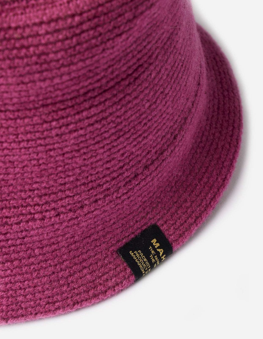 Maharishi Gebreide Kleding | 9266 Miltype Wool Bucket Hat Murasaki Purple