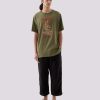 Maharishi T-Shirts Met Korte Mouwen | 5017 Descending Dragon T-Shirt Olive