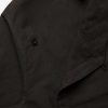 Maharishi Overhemden | 5120 Hemp Asym Monk Shirt Black