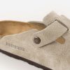 Maharishi Schoenen | Birkenstock Boston Sfb Suede Leather Taupe