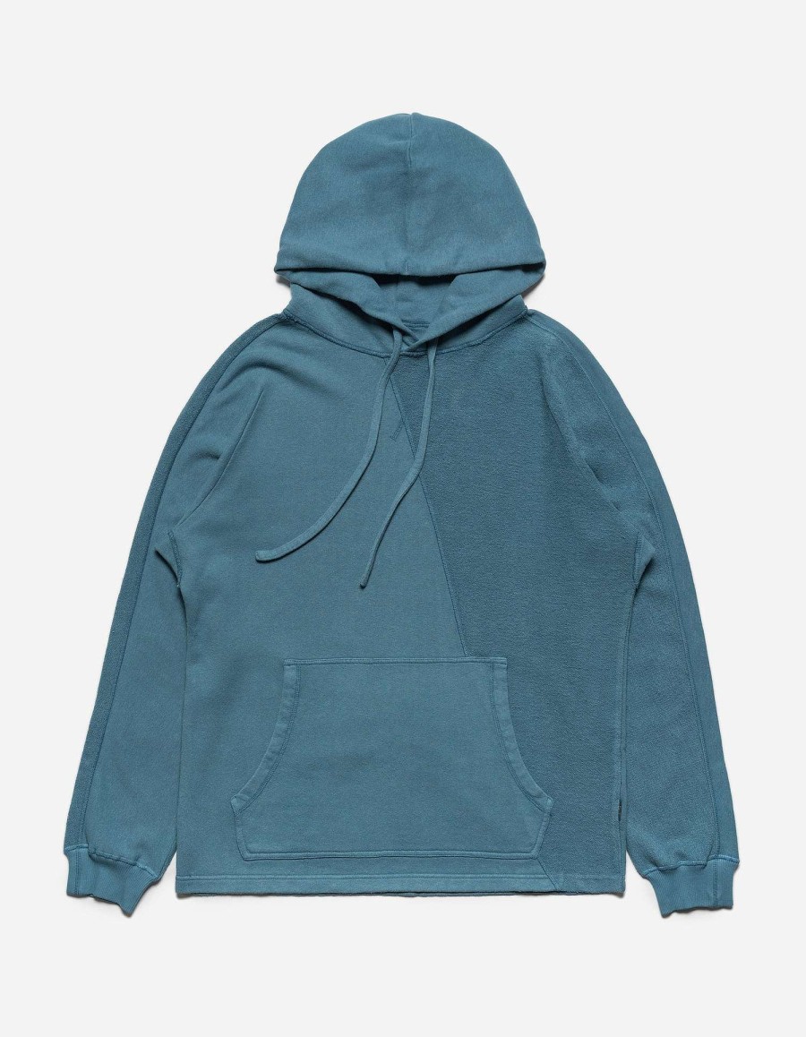 Maharishi Sweaters Met Capuchon | 5002 Kesagiri Hemp Hooded Sweat Subdued Blue