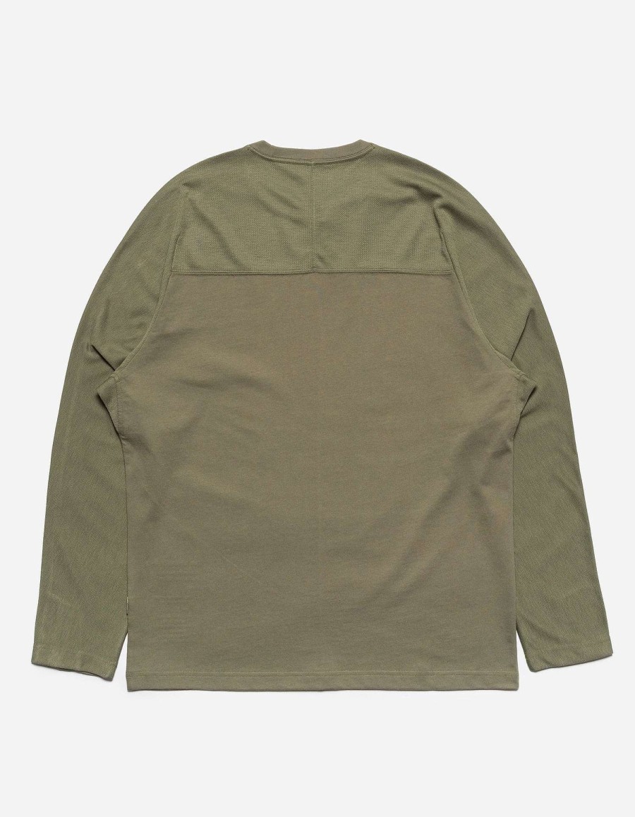 Maharishi T-Shirts Met Lange Mouwen | 5135 Polartec Dry L/S T-Shirt Olive Og-107F