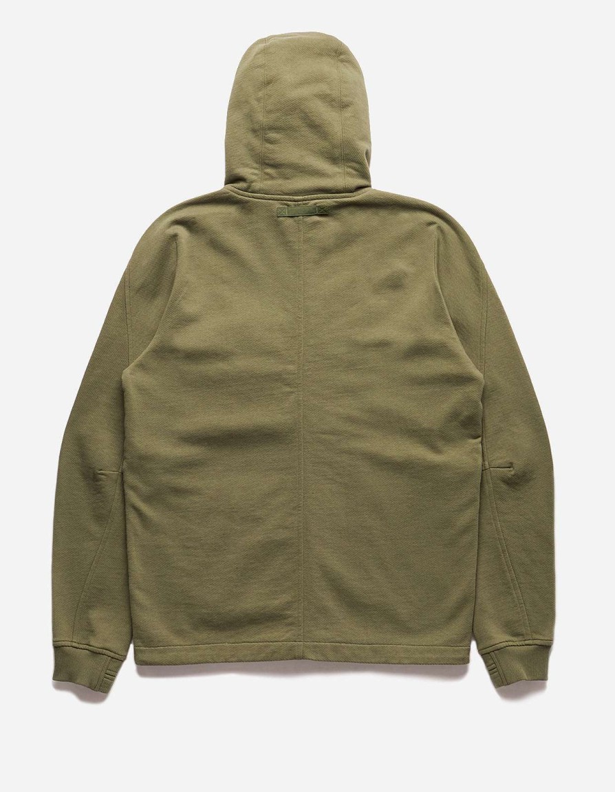 Maharishi Sweaters Met Capuchon | 5043 Asym Articulated Hooded Sweat Olive Og-107F