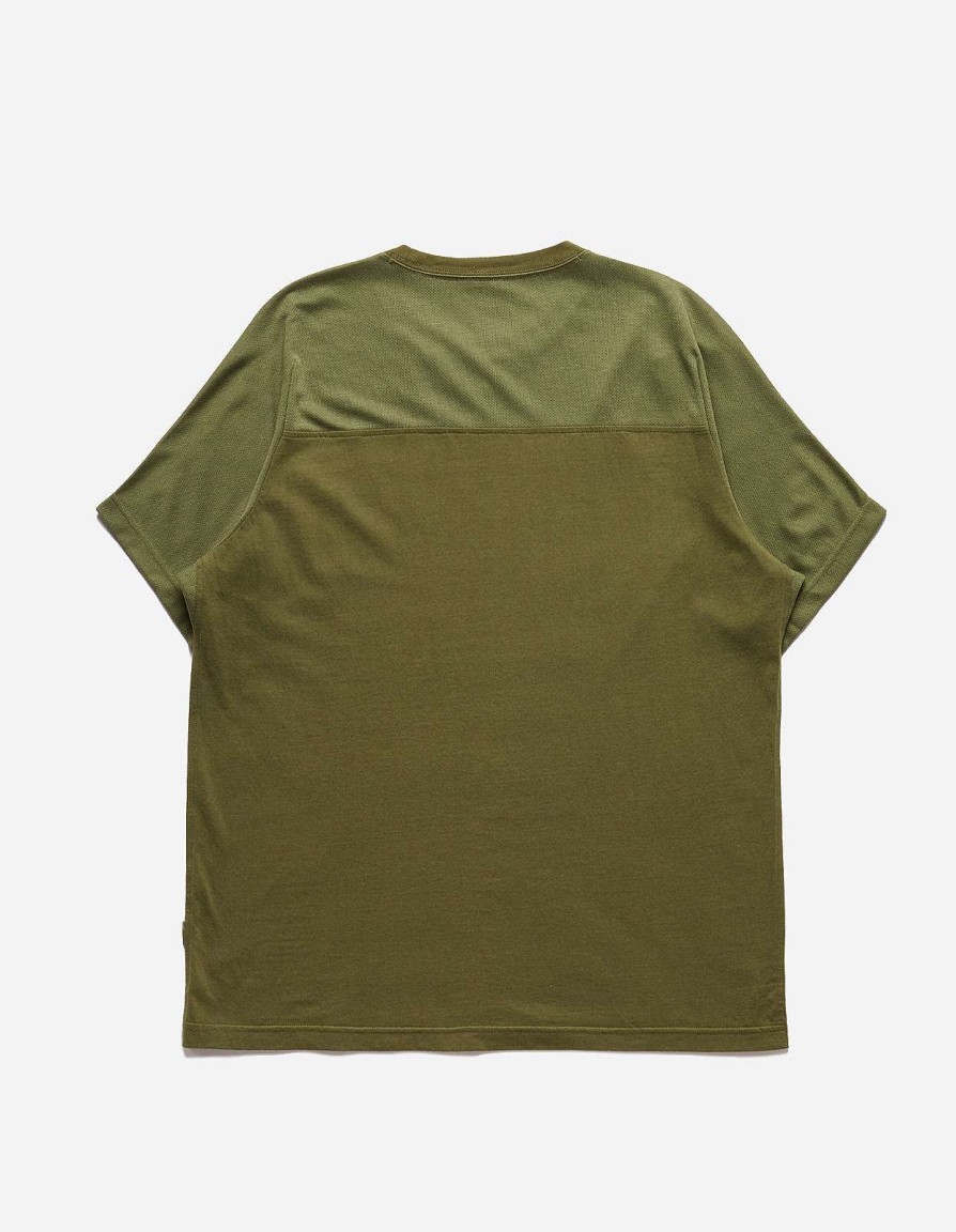 Maharishi T-Shirts Met Korte Mouwen | 5045 Polartec Dry T-Shirt Olive Og-107F