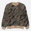 Maharishi Crew Zweet | 5067 Organic Camo Crew Sweat Woodland