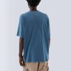 Maharishi T-Shirts Met Korte Mouwen | 5000 Kesagiri Hemp Oversized T-Shirt Subdued Blue