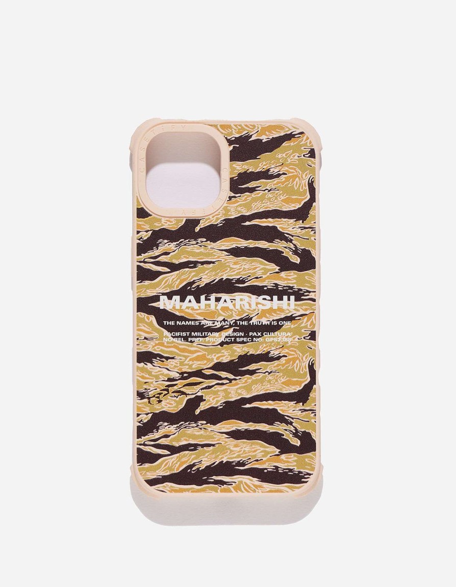 Maharishi Iphone-Hoesjes | Maharishi X Casetify Iphone Case Sunbleached Gold Tigerstripe