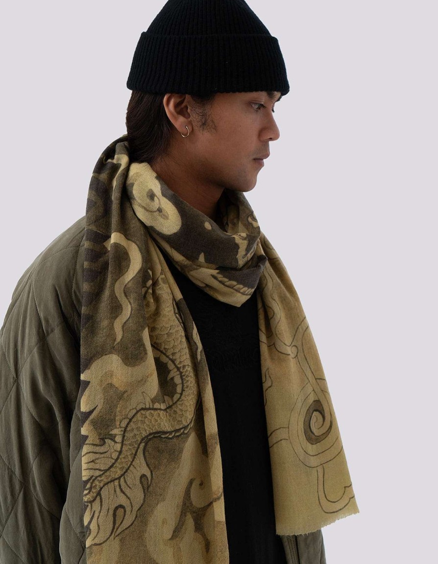 Maharishi Hoeden En Sjaals | 5036 30Th Anniversary Pashmina Olive