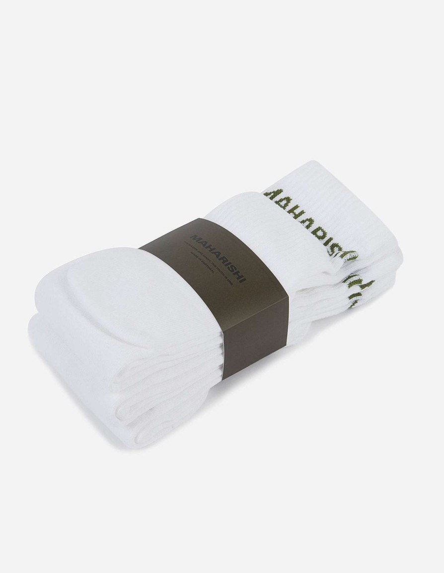 Maharishi Sokken | 9348 Miltype Tabi Sock · 3 Pack White/White/White