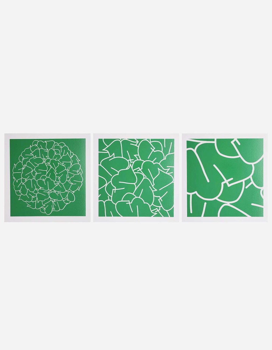 Maharishi Kunst | Ye-93,94 & 95 Triptych Green