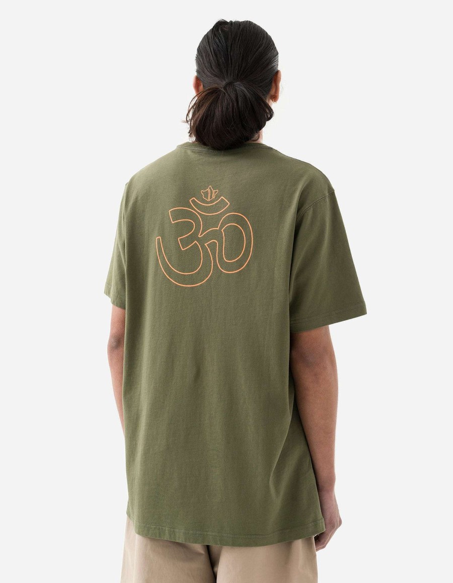 Maharishi T-Shirts Met Korte Mouwen | 1306 30Th Anniversary Aum T-Shirt Olive