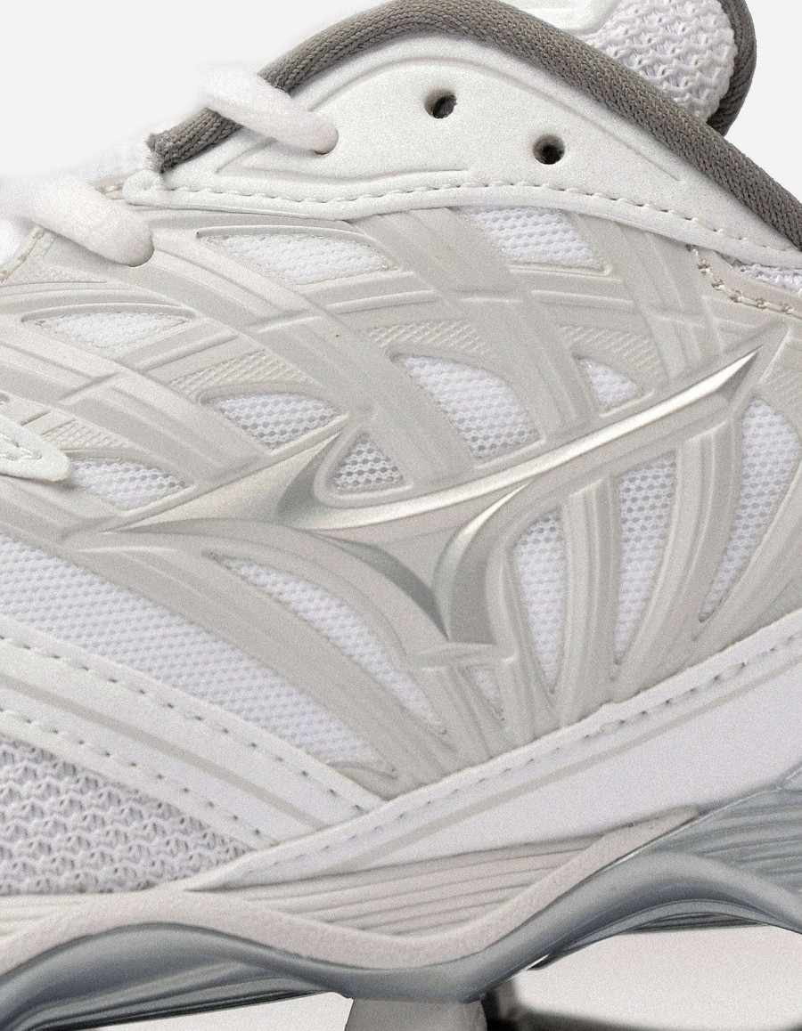 Maharishi Schoenen | Mizuno Wave Prophecy Ls White/Silver/Harbor Mist