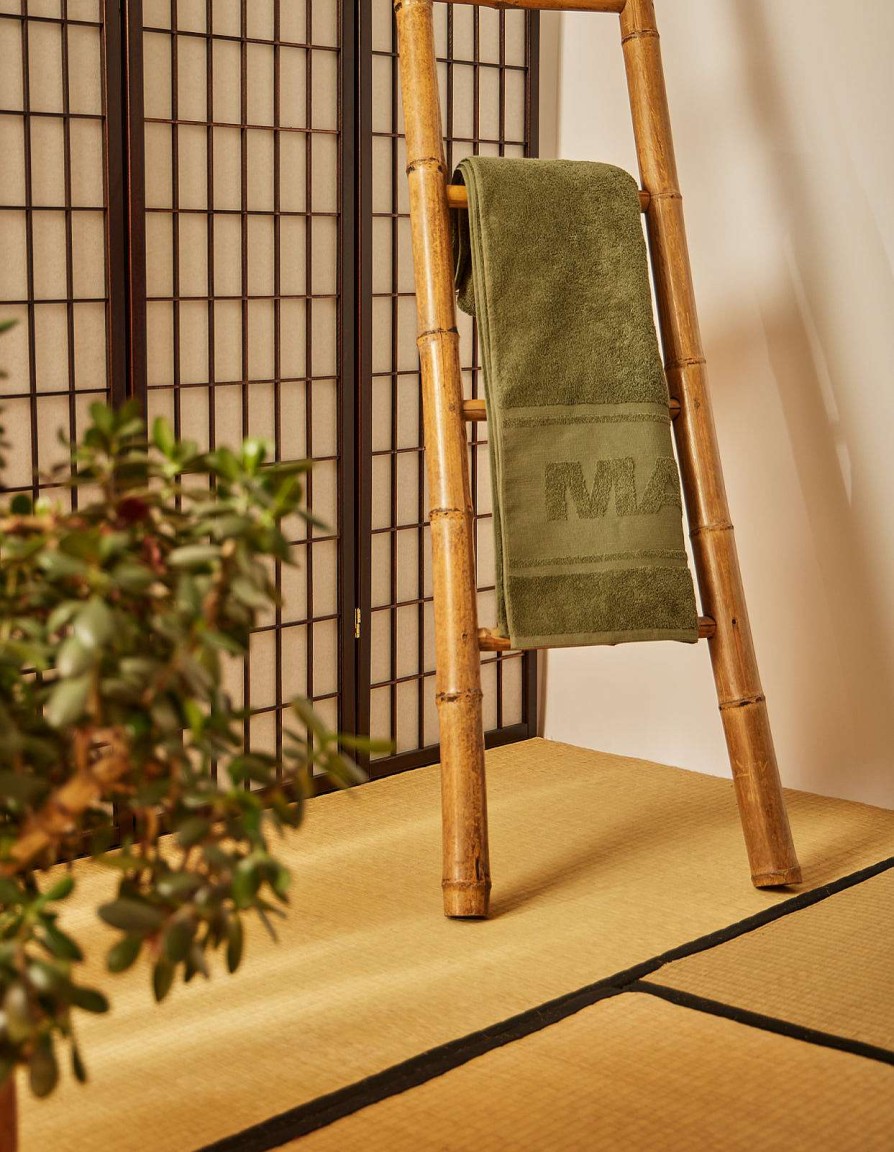 Maharishi Thuis | 9870 Towel 90 X 180Cm · Organic Cotton 700 Olive