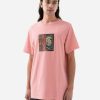 Maharishi T-Shirts Met Korte Mouwen | 1281 Neon Tiger T-Shirt Flag Pink