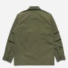 Maharishi Overhemden | 5037 Veg Dyed Tech Cargo Shirt Olive