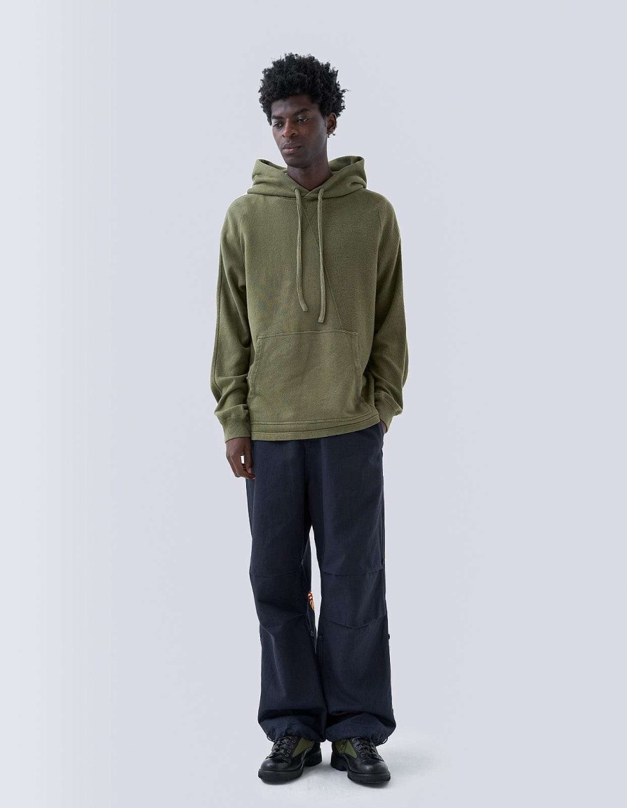 Maharishi Sweaters Met Capuchon | 5002 Kesagiri Hemp Hooded Sweat Olive Og-107F