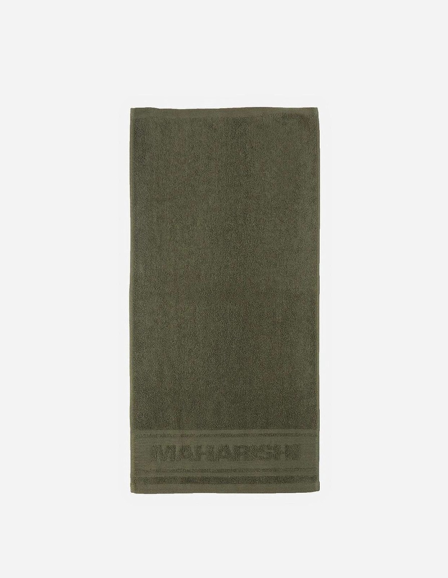 Maharishi Zwembroek | 9369 Towel 40 X 80Cm · Organic Cotton Olive