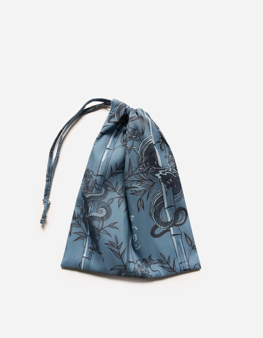 Maharishi Zwembroek | 1272 Dragon Bamboo Swim Shorts Subdued Blue