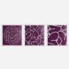 Maharishi Kunst | Ye-102, 103 & 104 Triptych Purple