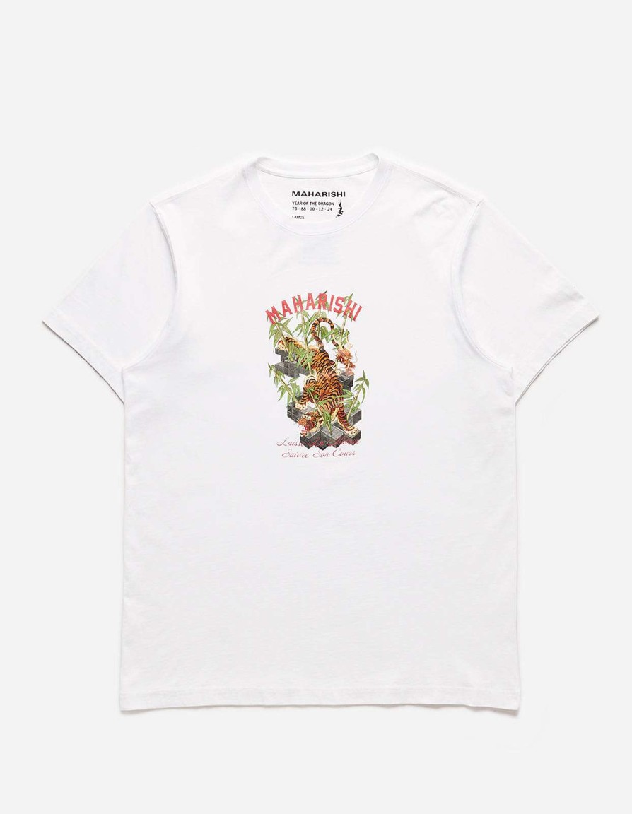 Maharishi T-Shirts Met Korte Mouwen | 1280 Take Tora T-Shirt White