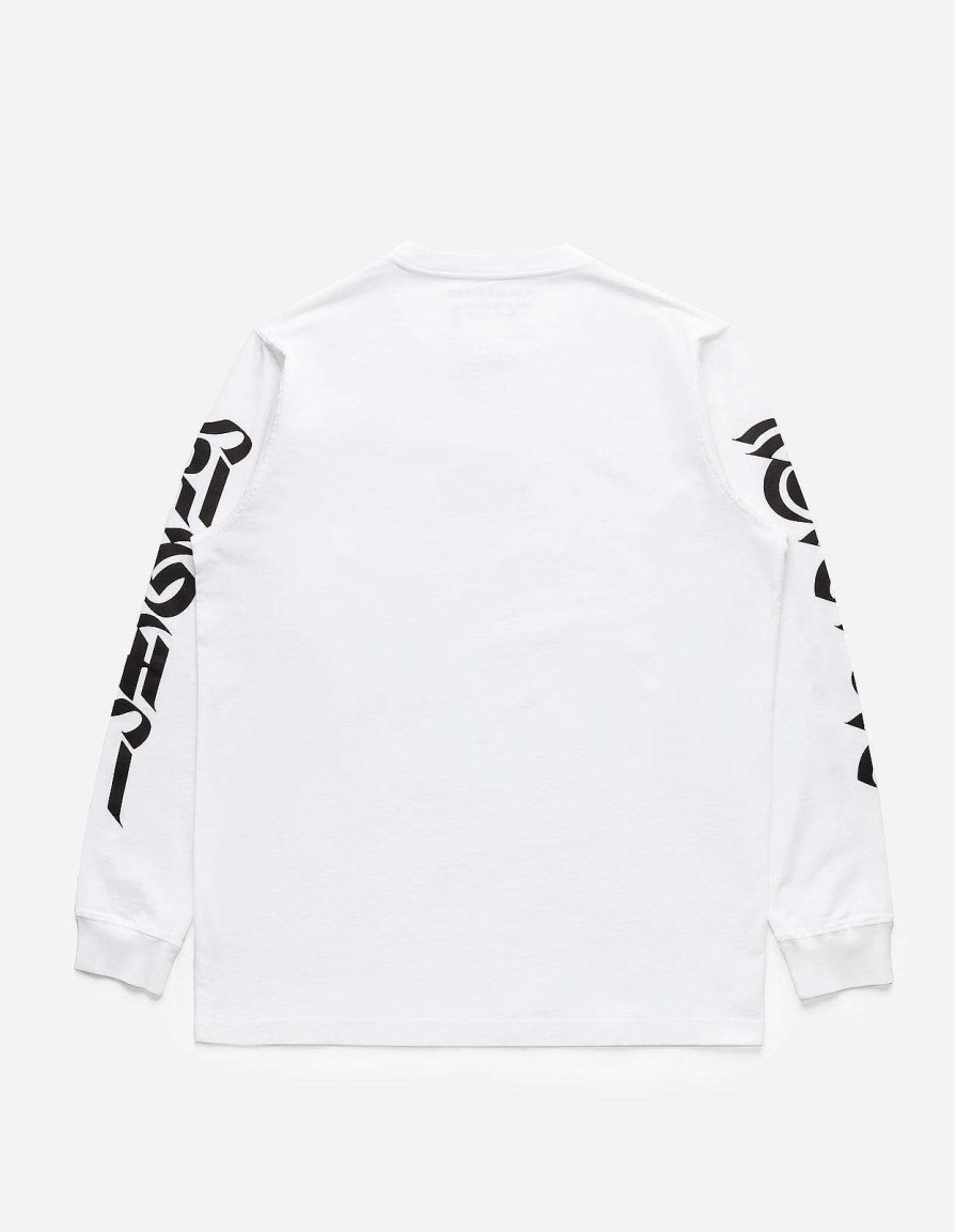 Maharishi T-Shirts Met Lange Mouwen | 1255 Tibetan Sanskrit Ls T-Shirt White