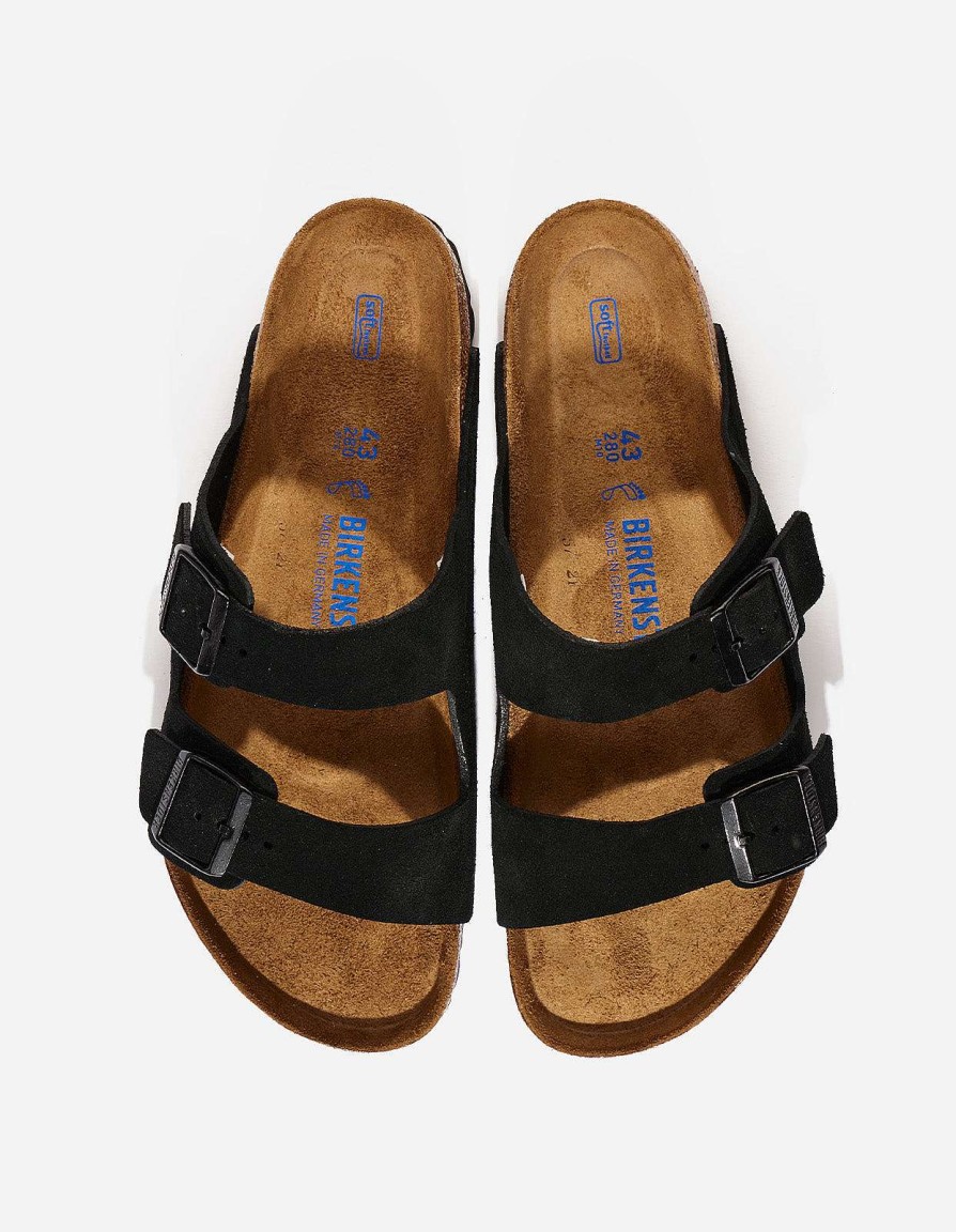 Maharishi Schoenen | Birkenstock Arizona Sfb Suede Black