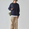 Maharishi Crew Zweet | 5113 Noragi Woven Cargo Crew Top Indigo