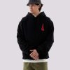 Maharishi Sweaters Met Capuchon | 1268 Original Dragon Embroidered Hooded Sweat Black