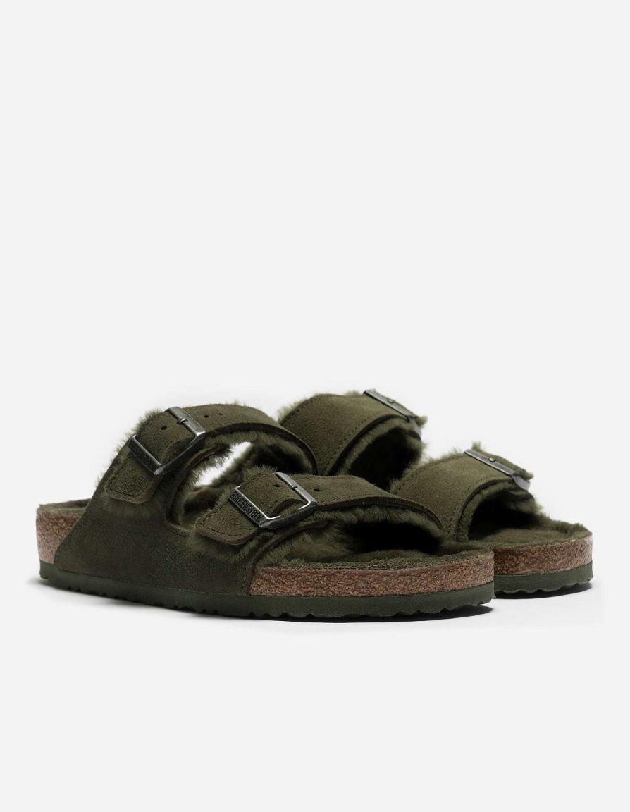 Maharishi Schoenen | Birkenstock Arizona Vl Shearling Thyme