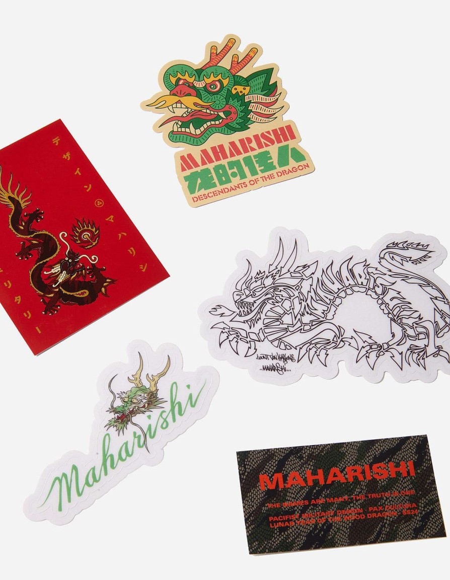 Maharishi Levensstijl | 1294 Lunar Year Of The Dragon Sticker Pack Multi