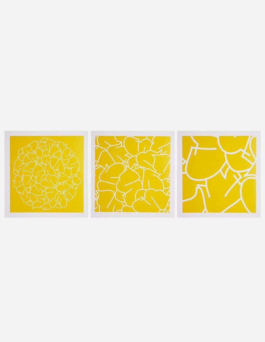 Maharishi Kunst | Ye-90, 91 & 92 Triptych Yellow