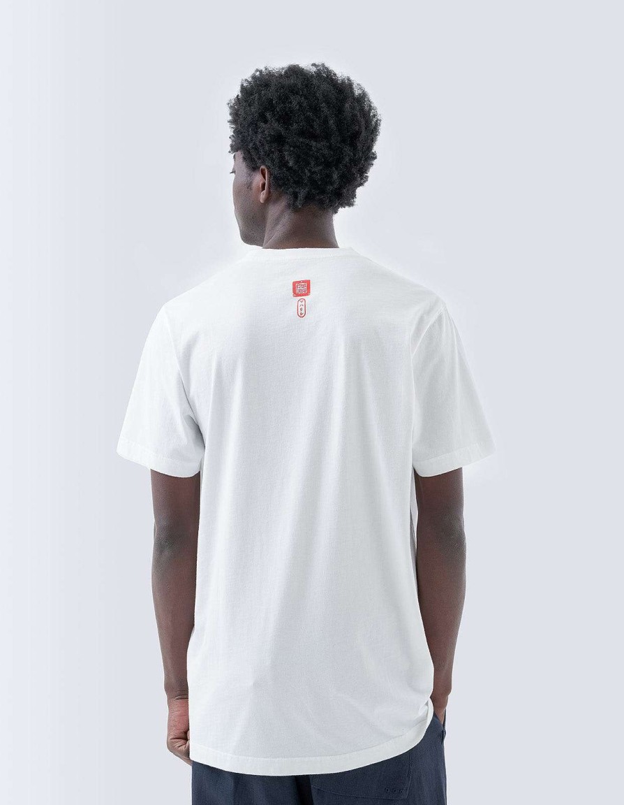 Maharishi T-Shirts Met Korte Mouwen | 1265 Maharishi Cloud Temple T-Shirt White