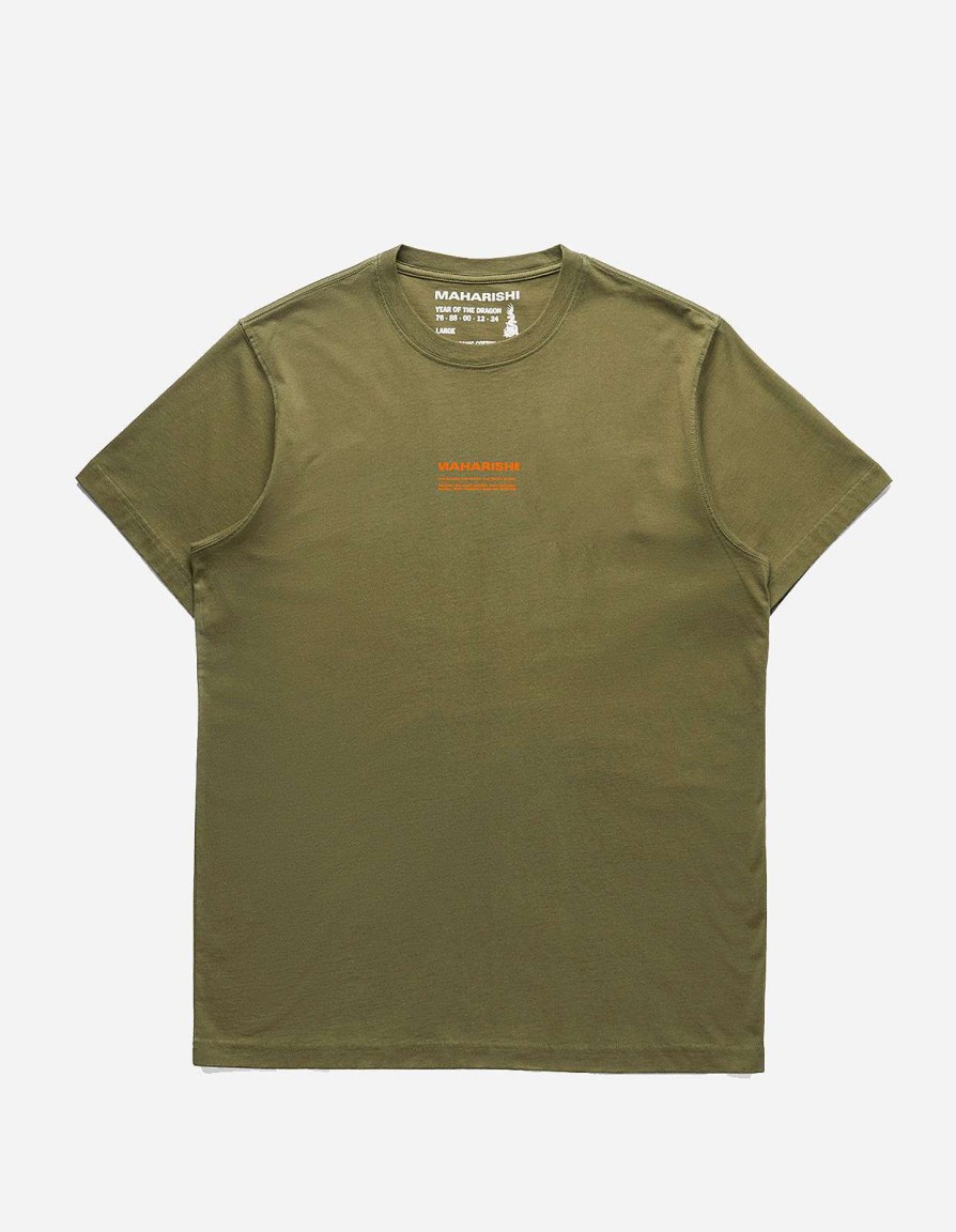 Maharishi T-Shirts Met Korte Mouwen | 1306 30Th Anniversary Aum T-Shirt Olive