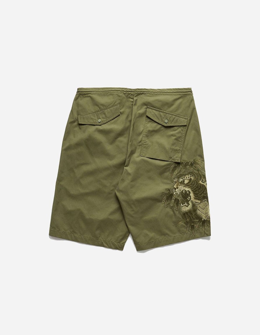 Maharishi Originele Snoshorts | 5099 Maha Tiger Loose Snoshorts Olive Og-107F