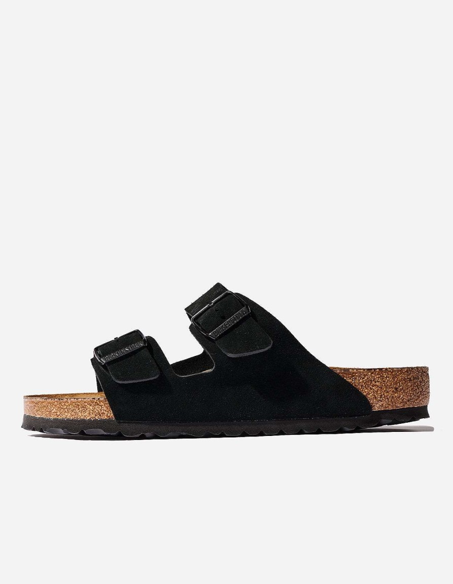 Maharishi Schoenen | Birkenstock Arizona Sfb Suede Black