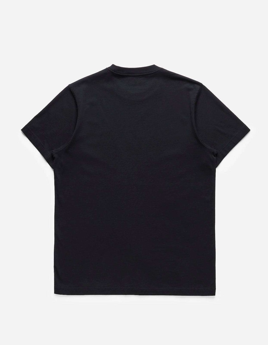 Maharishi T-Shirts Met Korte Mouwen | 1259 Brushstroke Temple T-Shirt Black