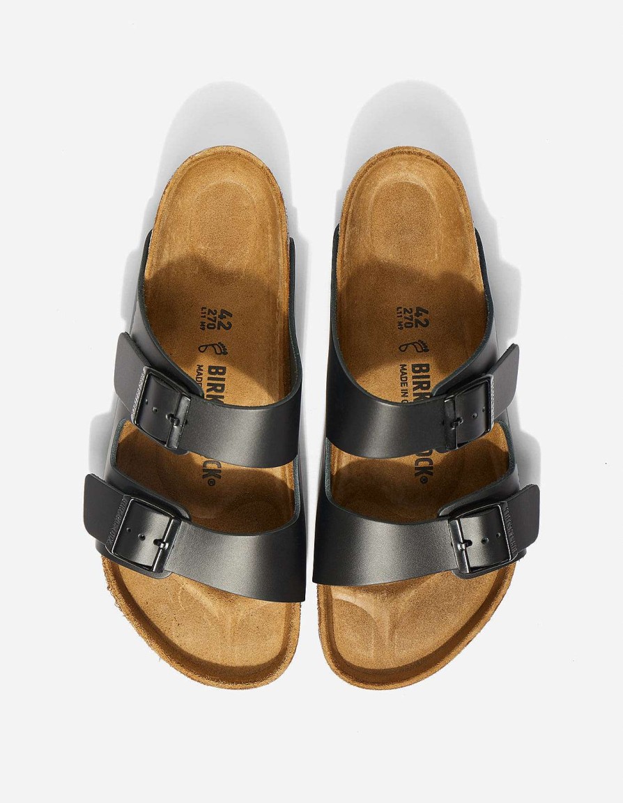 Maharishi Schoenen | Birkenstock Arizona Natural Leather Black