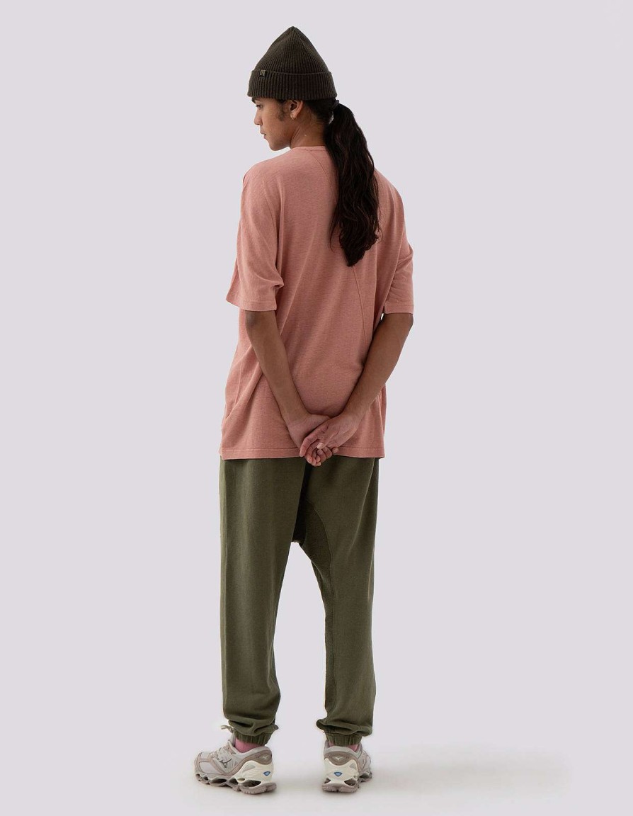 Maharishi T-Shirts Met Korte Mouwen | 5000 Kesagiri Hemp Oversized T-Shirt Pink Panther