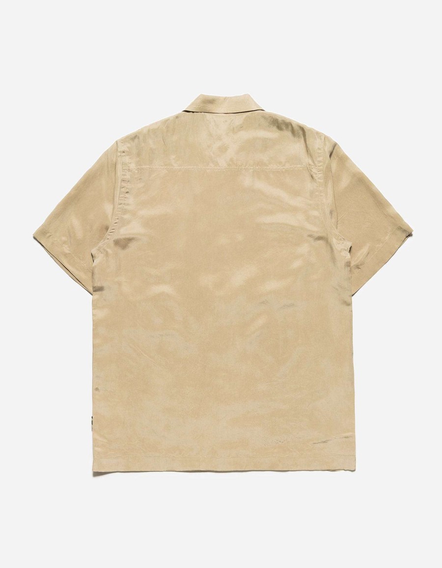 Maharishi Overhemden | 5100 Take Tora Summer Shirt Bamboo Green