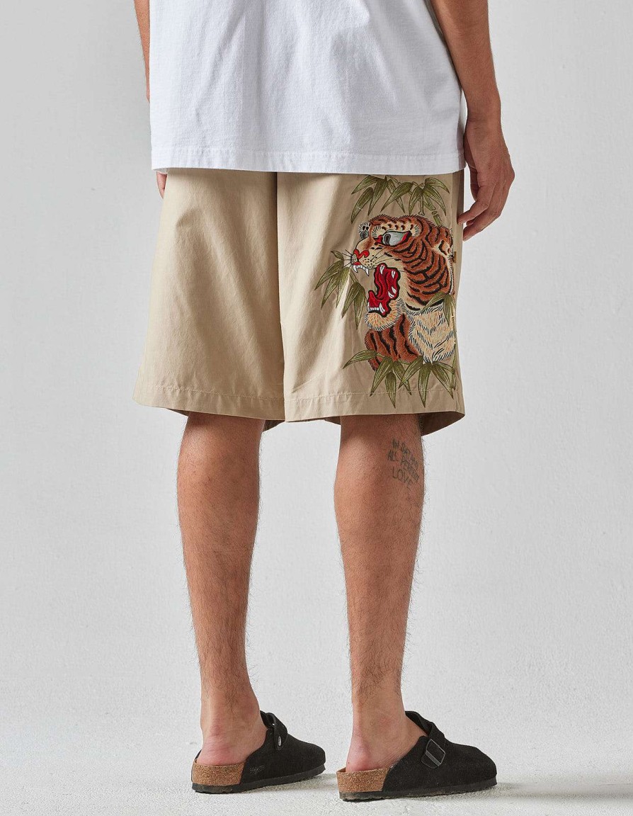 Maharishi Originele Snoshorts | 5099 Maha Tiger Loose Snoshorts Sand