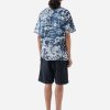 Maharishi Overhemden | 1282 Cloud Dragon Camp Collar Shirt Blue