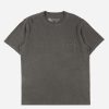 Maharishi T-Shirts Met Korte Mouwen | 7021 Hemp Organic Pocket T-Shirt Black