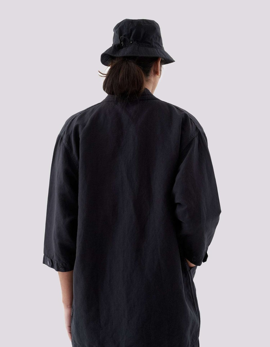 Maharishi Kimono'S | 5088 Hemp Summer Kimono Black