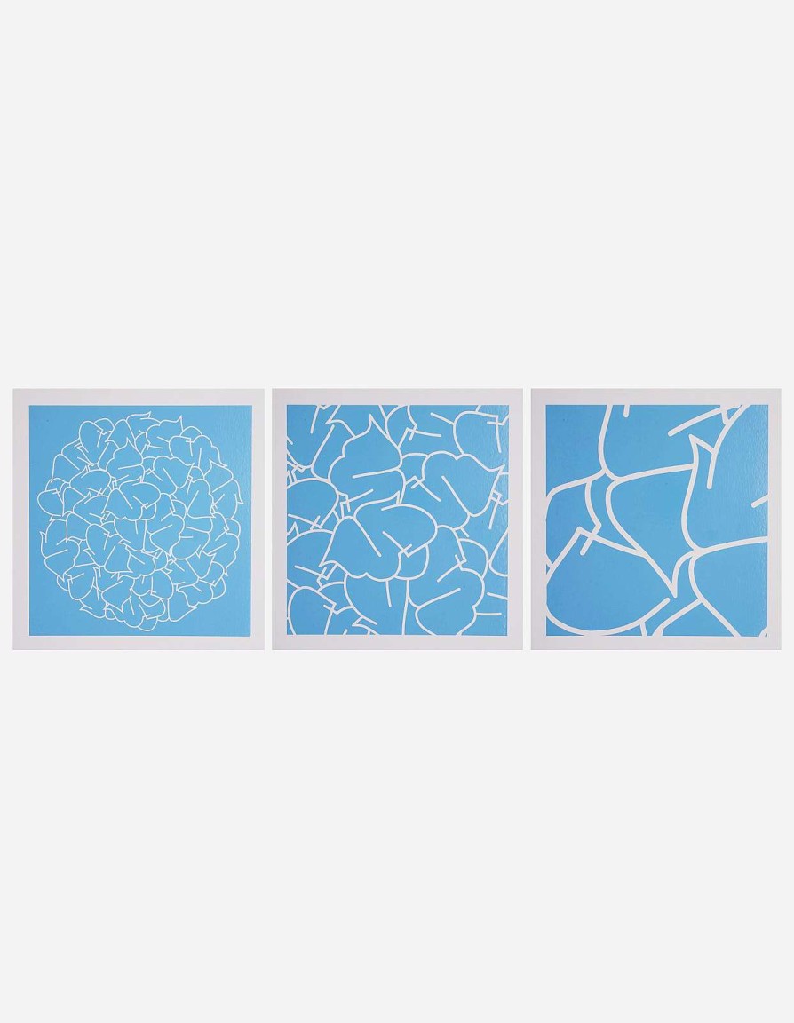 Maharishi Kunst | Ye-108, 109 & 110 Triptych Light Blue