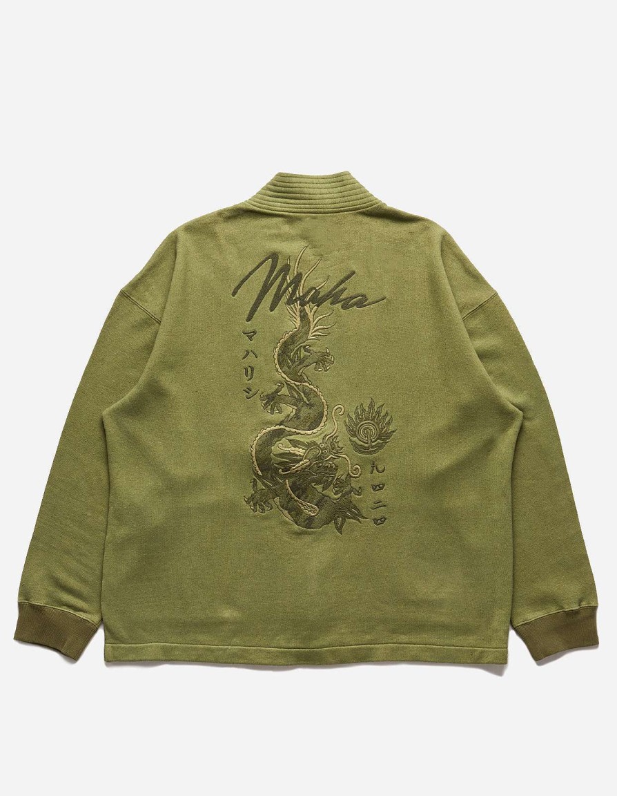 Maharishi Kimono'S | 5060 Hemp Dragon Sweat Kimono Olive Og-107F