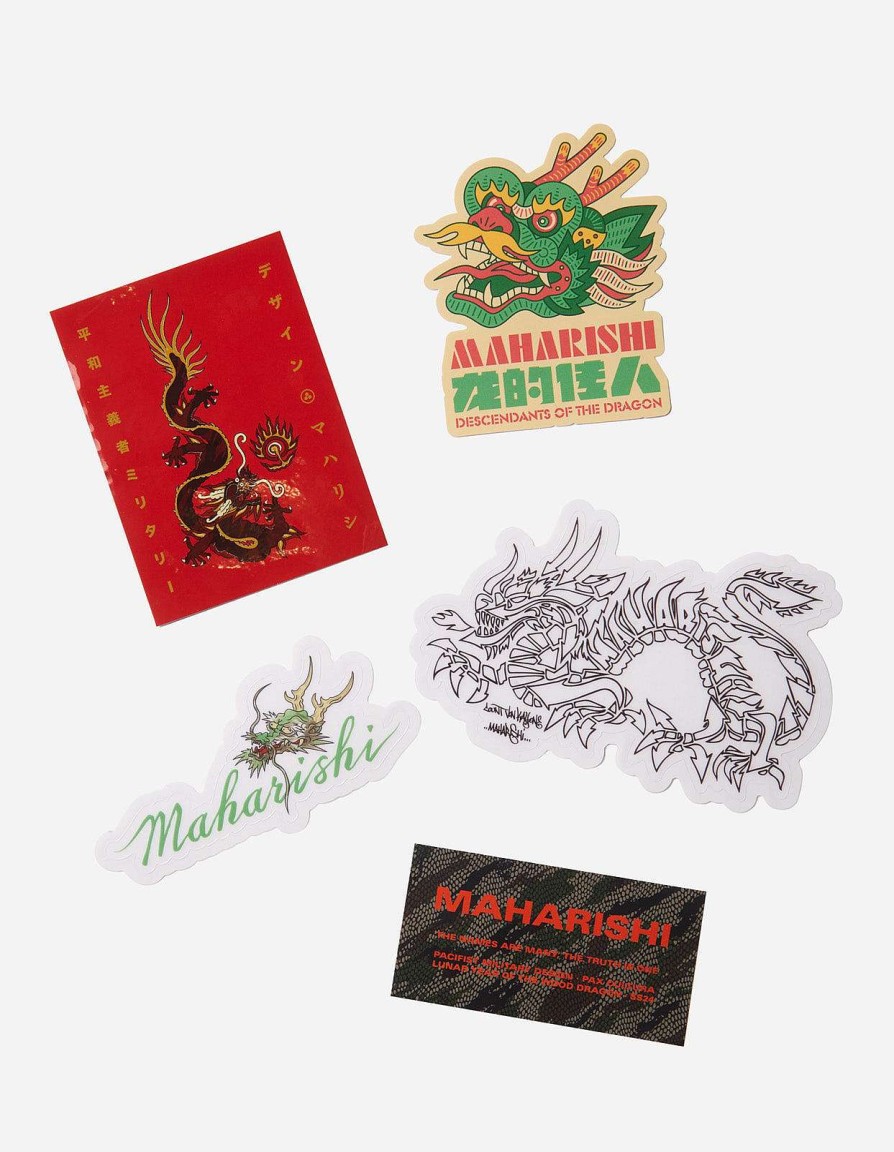 Maharishi Levensstijl | 1294 Lunar Year Of The Dragon Sticker Pack Multi