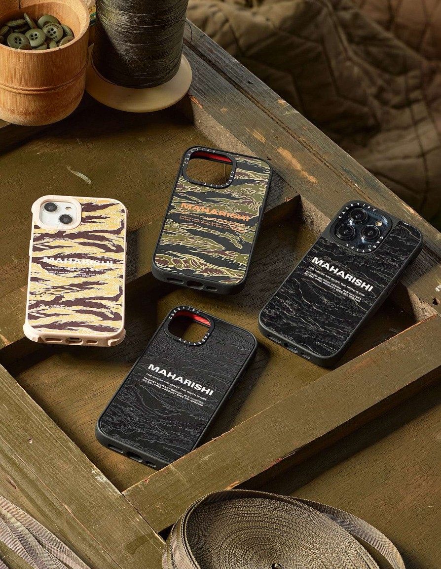 Maharishi Iphone-Hoesjes | Maharishi X Casetify Iphone Case Golden Tigerstripe