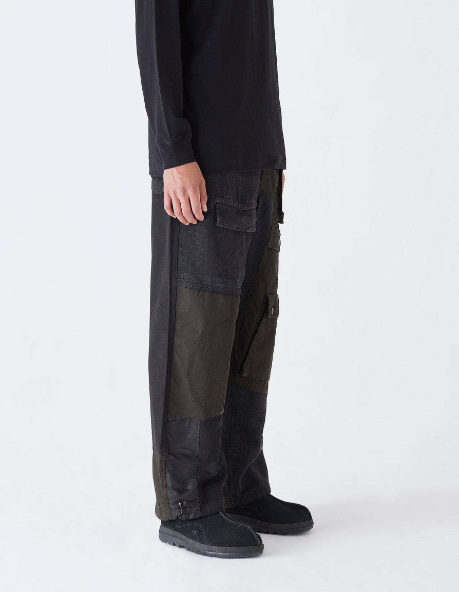 Maharishi Cargobroek | 4277 Upcycled M65 Loose Cargo Pants Black O/D